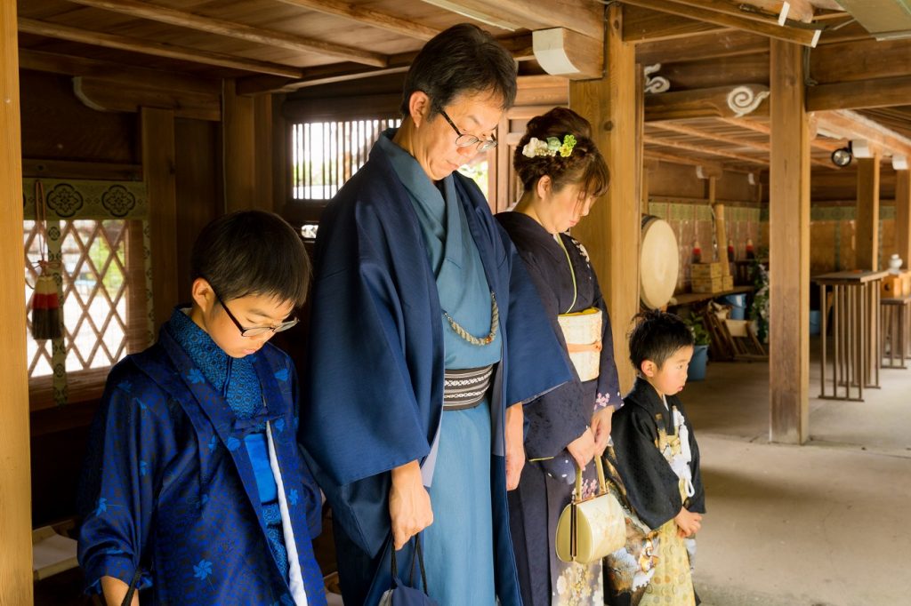 七五三ロケーション撮影祈禱姿