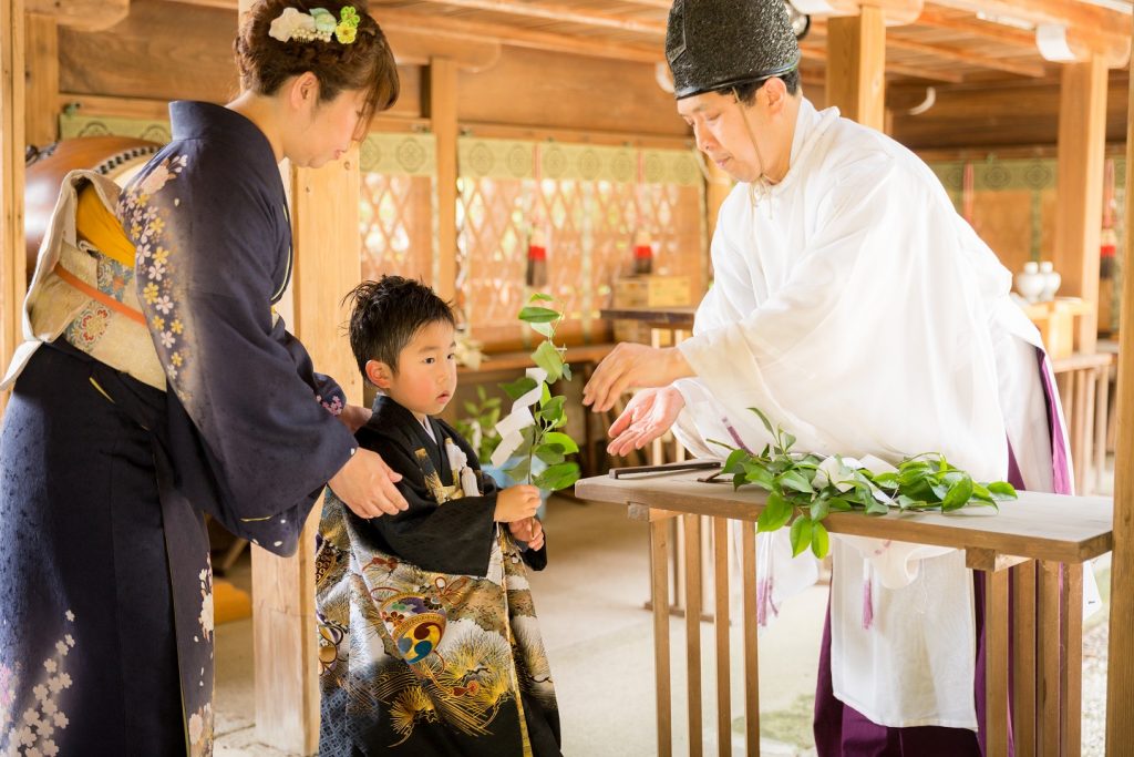 七五三ロケーション撮影祈禱姿